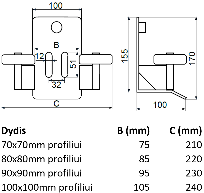 Apatine gaudykle su plastikiniais ratukais.