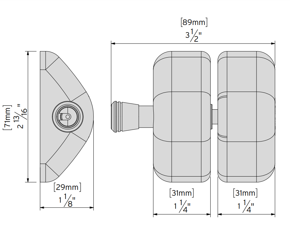 D&D Technologies magnetinis skląstis varteliams.
