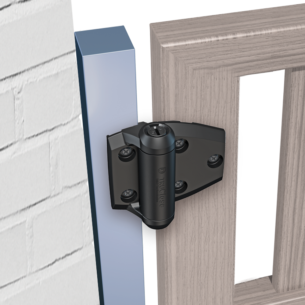 D&D Technologies vyriai su pritraukimu 2vnt (metalas-medis) be kojelių tvoros varteliams iki 30kg.