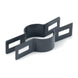 Apkaba segmentinei tvorai, apvali, vidurinė, grafito (RAL 7016)